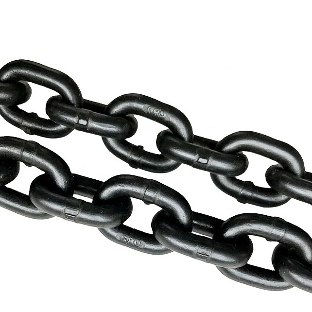 High Tension G80 Black Lifting Steel Load Chain / Alloy Steel Link Chain